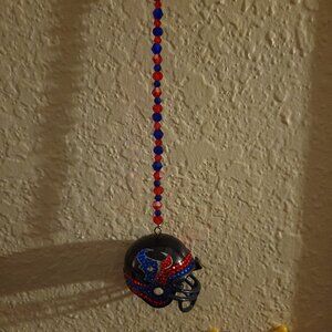 Texans NFL mini Bling Car Charm Helmet
